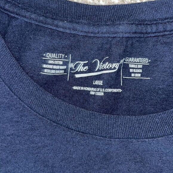 Navy Blue Arizona Wildcats team The Victory inspiration t shirt L cotton - Picture 2 of 2